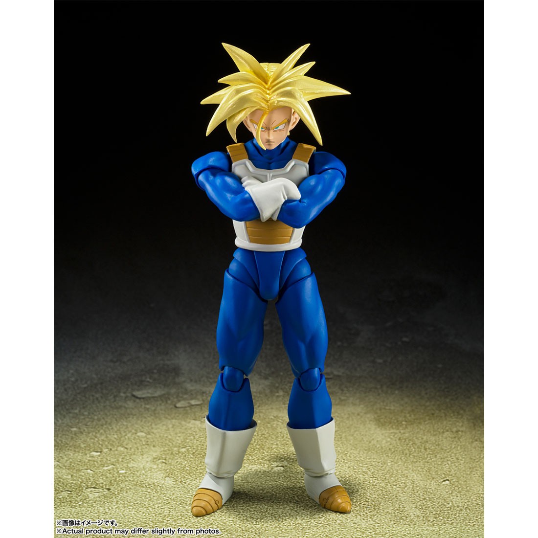Bandai S.H.Figuarts Dragon Ball Z Super Saiyan Trunks Infinite Latent Super  Power Figure blue