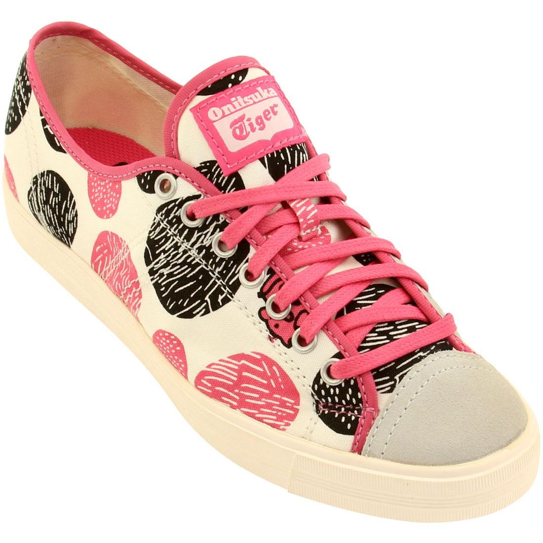 Onitsuka Tiger x Makumo Women Badminton Momoiro white pink