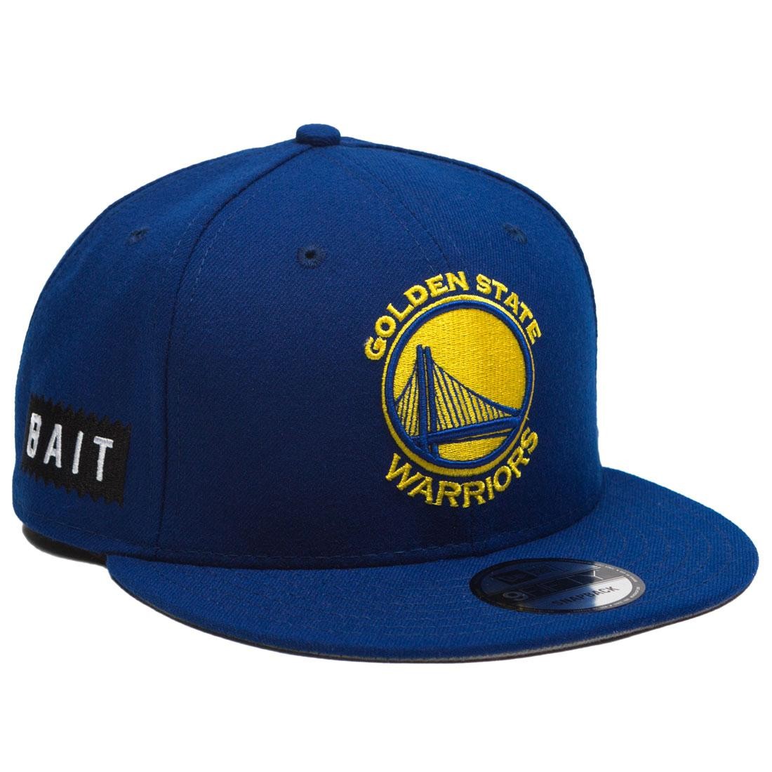 Knorrig boekje Malen BAIT x NBA X New Era 9Fifty Golden State Warriors OTC Snapback Cap blue