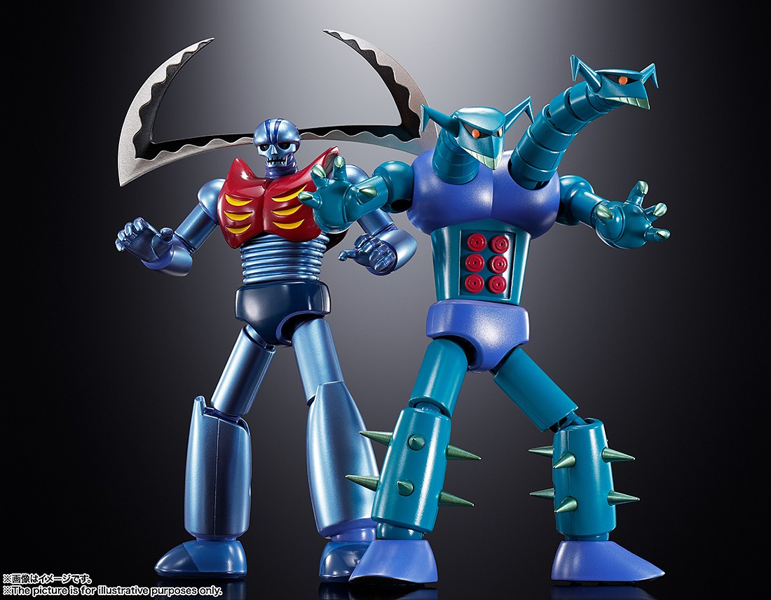 Bandai Soul Of Chogokin Mazinger Z GX-25R Garada K-7 And GX-26R 