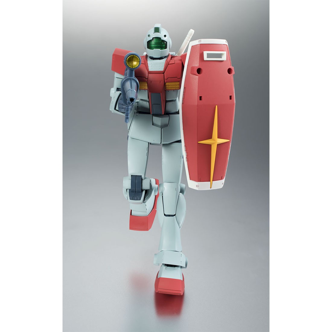 Bandai The Robot Spirits Mobile Suit Gundam Series Side MS Figure RGM-79 GM  ver. A.N.I.M.E Figure white