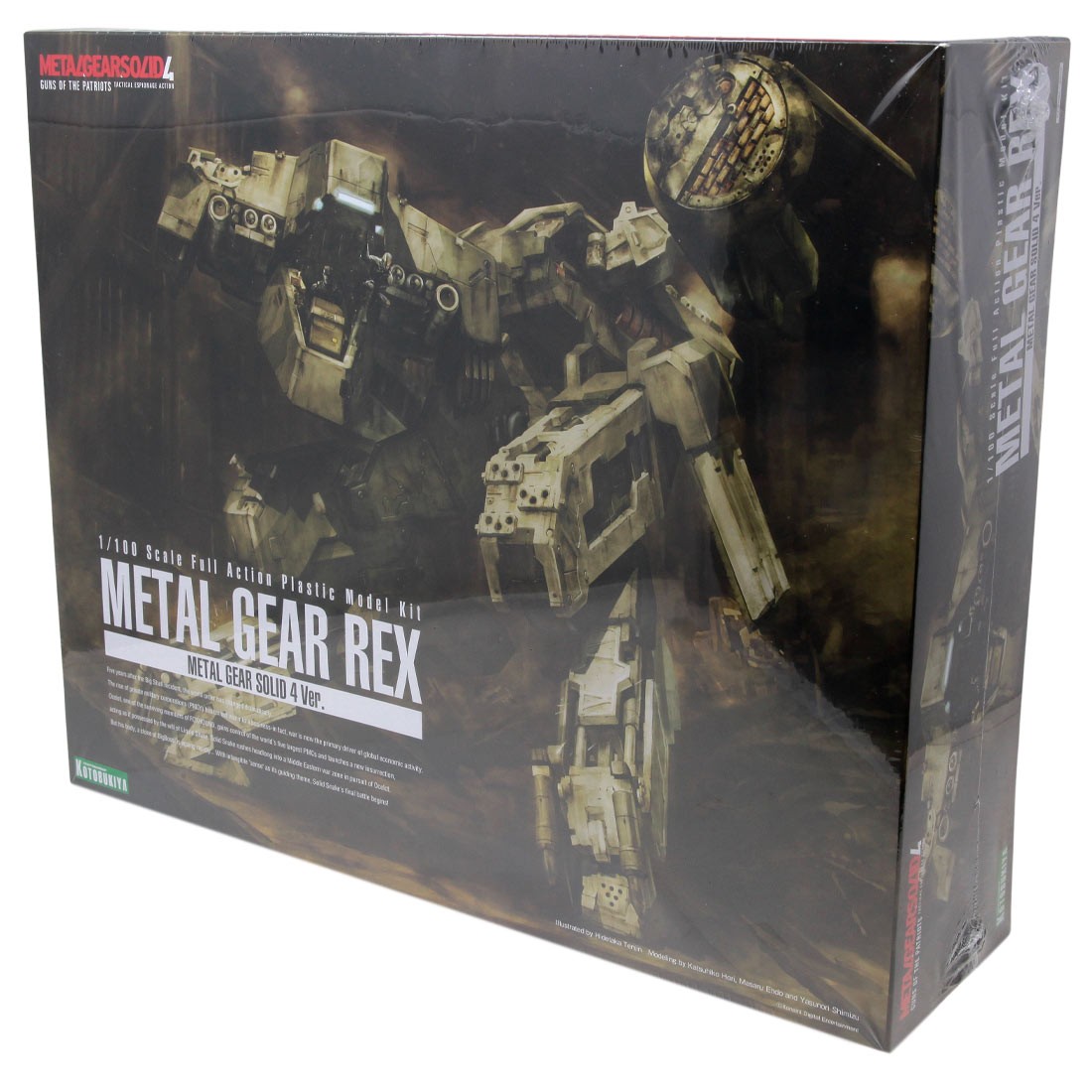 Kotobukiya Metal Gear Solid 4 Guns of the Patriots Metal Gear REX Metal Gear  Solid 4 Ver. Plastic Model Kit gray