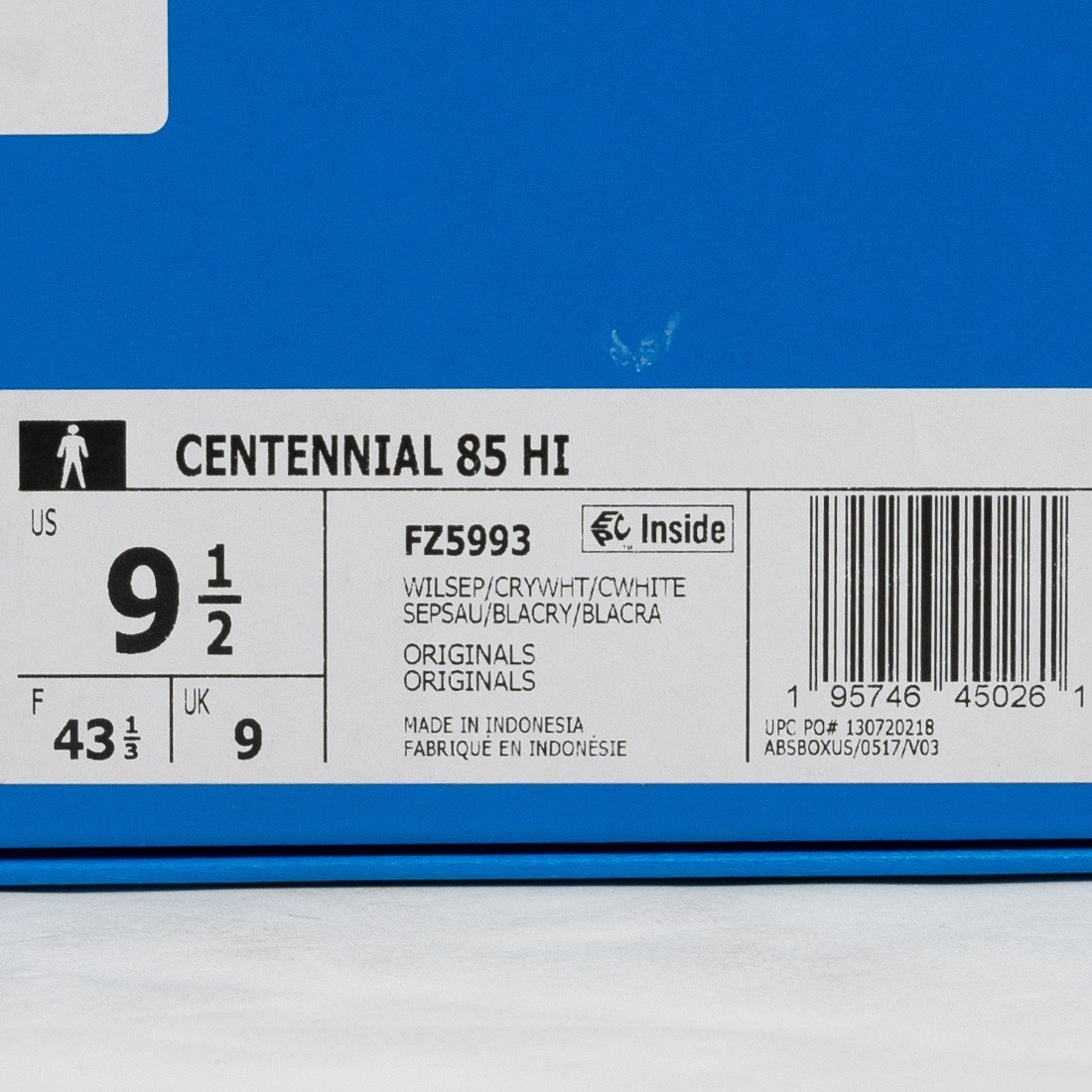 Adidas shoe box label new arrivals