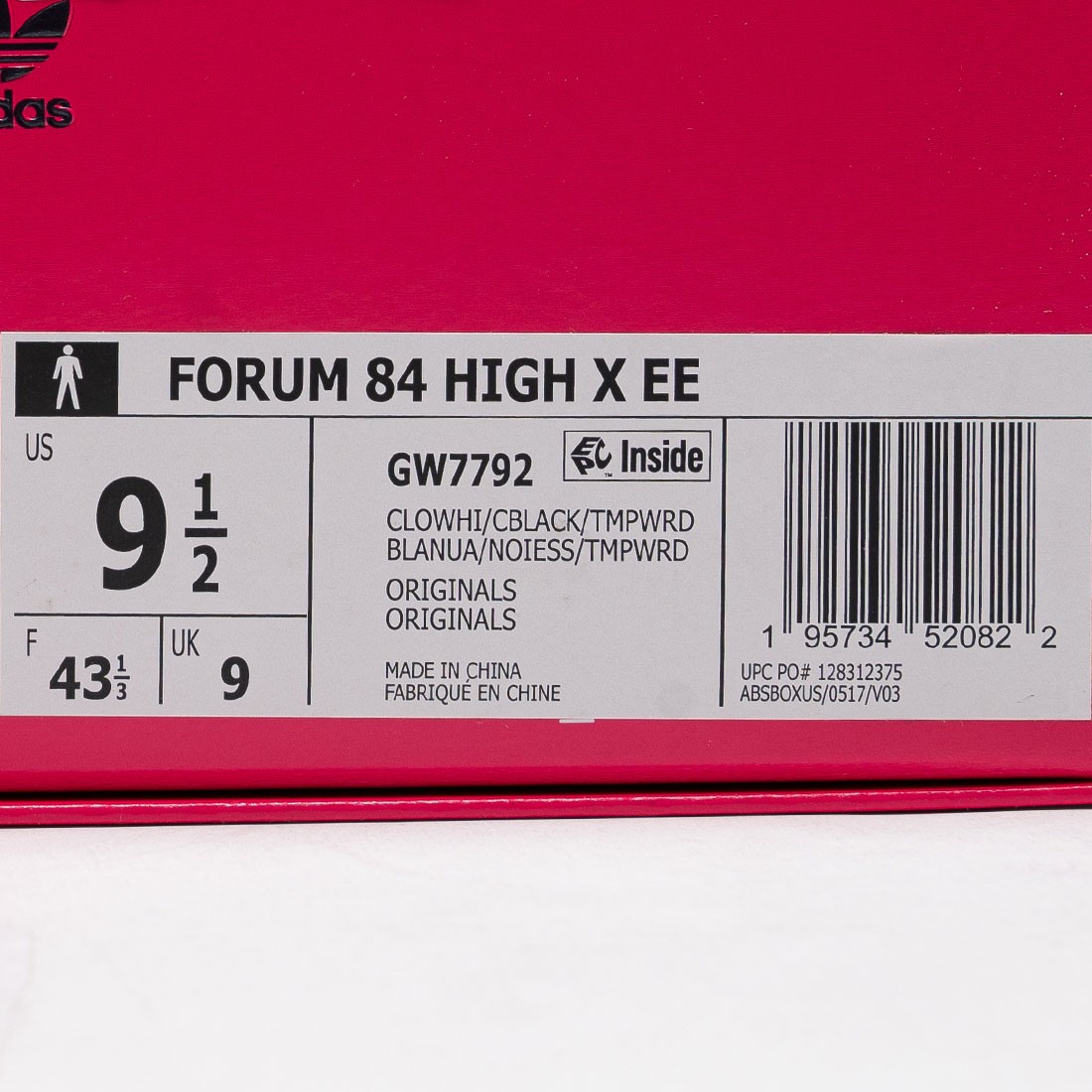 adidas Mens Forum 84 High GW7792 Eric Emanuel