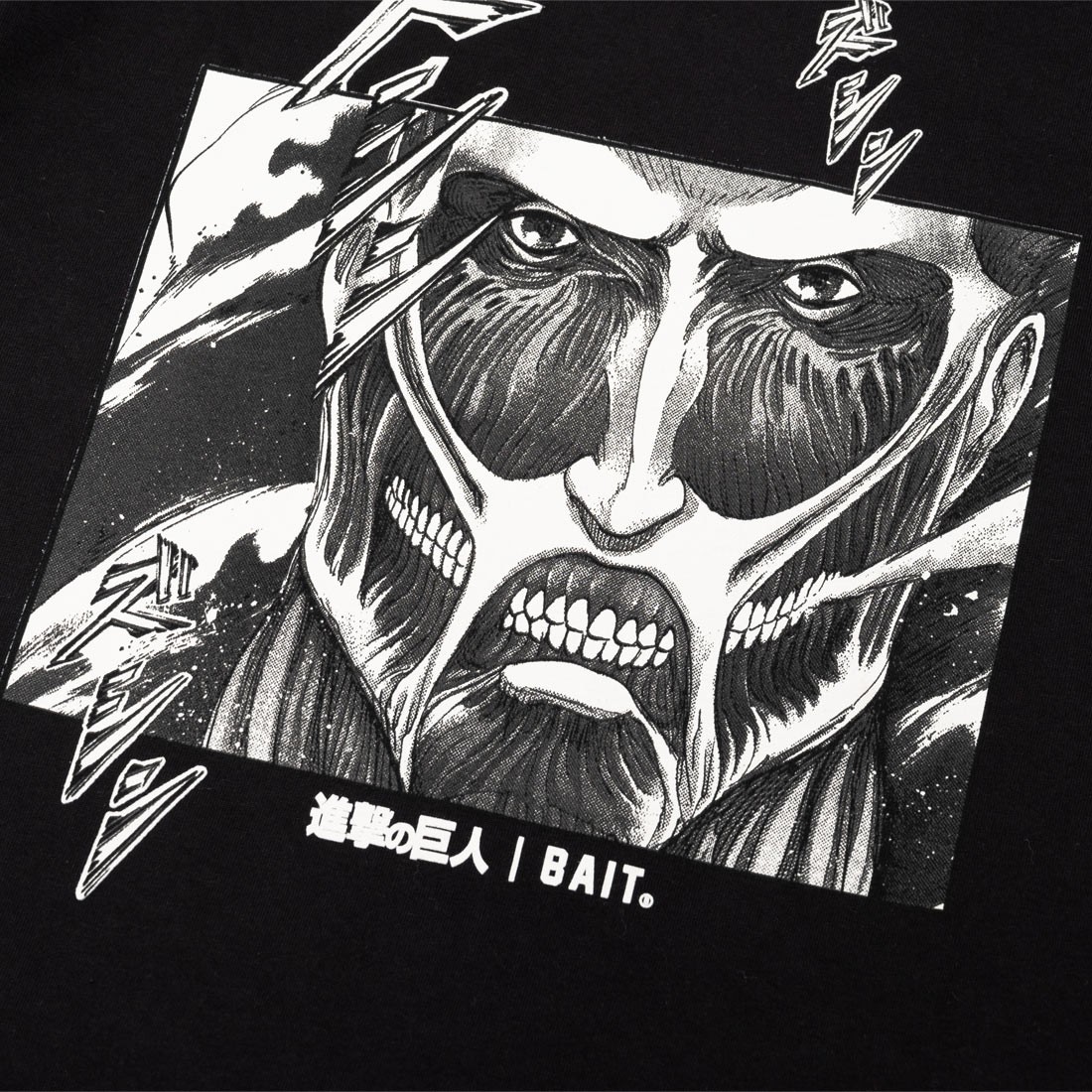 BAIT x Attack On Titan Men Colossal Titan Tee black