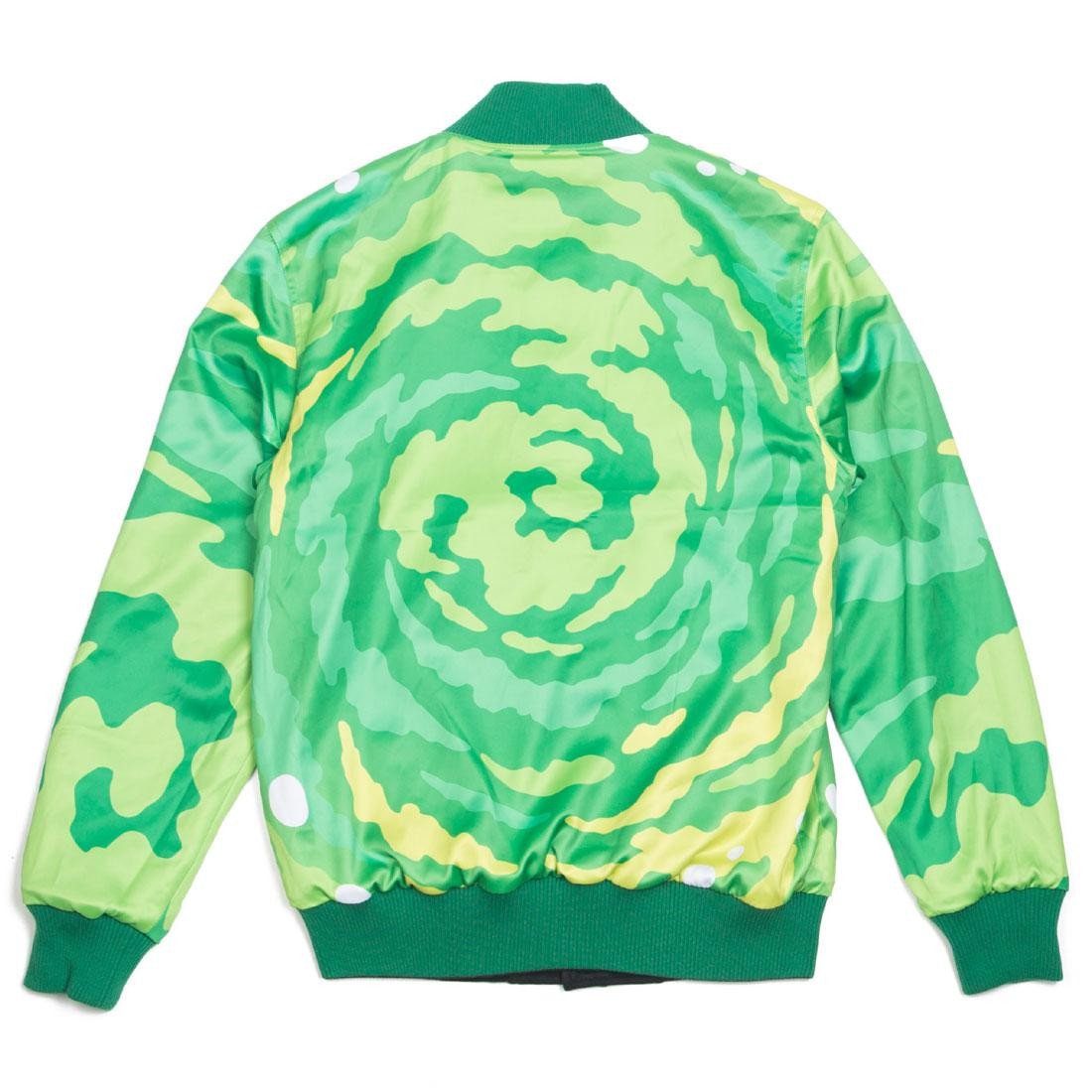 BAIT x Rick And Morty Men Reversible Varsity Jacket black