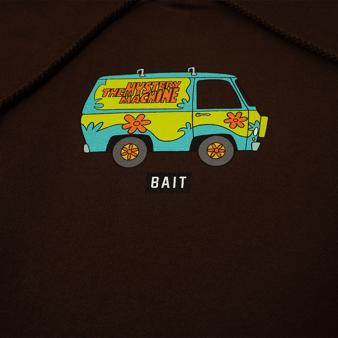 BAIT x Scooby Doo Men Mystery Wagon Glow In The Dark Hoody brown