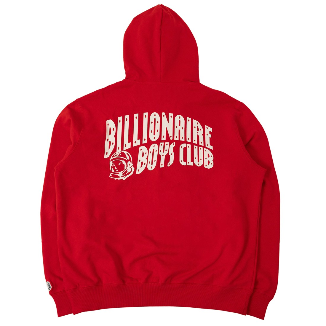 Billionaire Boys Club Men Helmet Zip Hoodie red