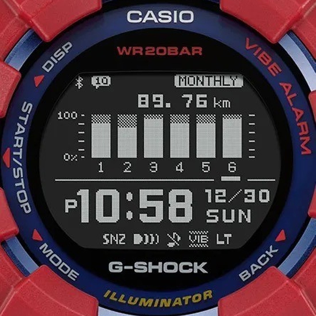 G-Shock Watches x FC Barcelona GBD100BAR Watch red yellow blue