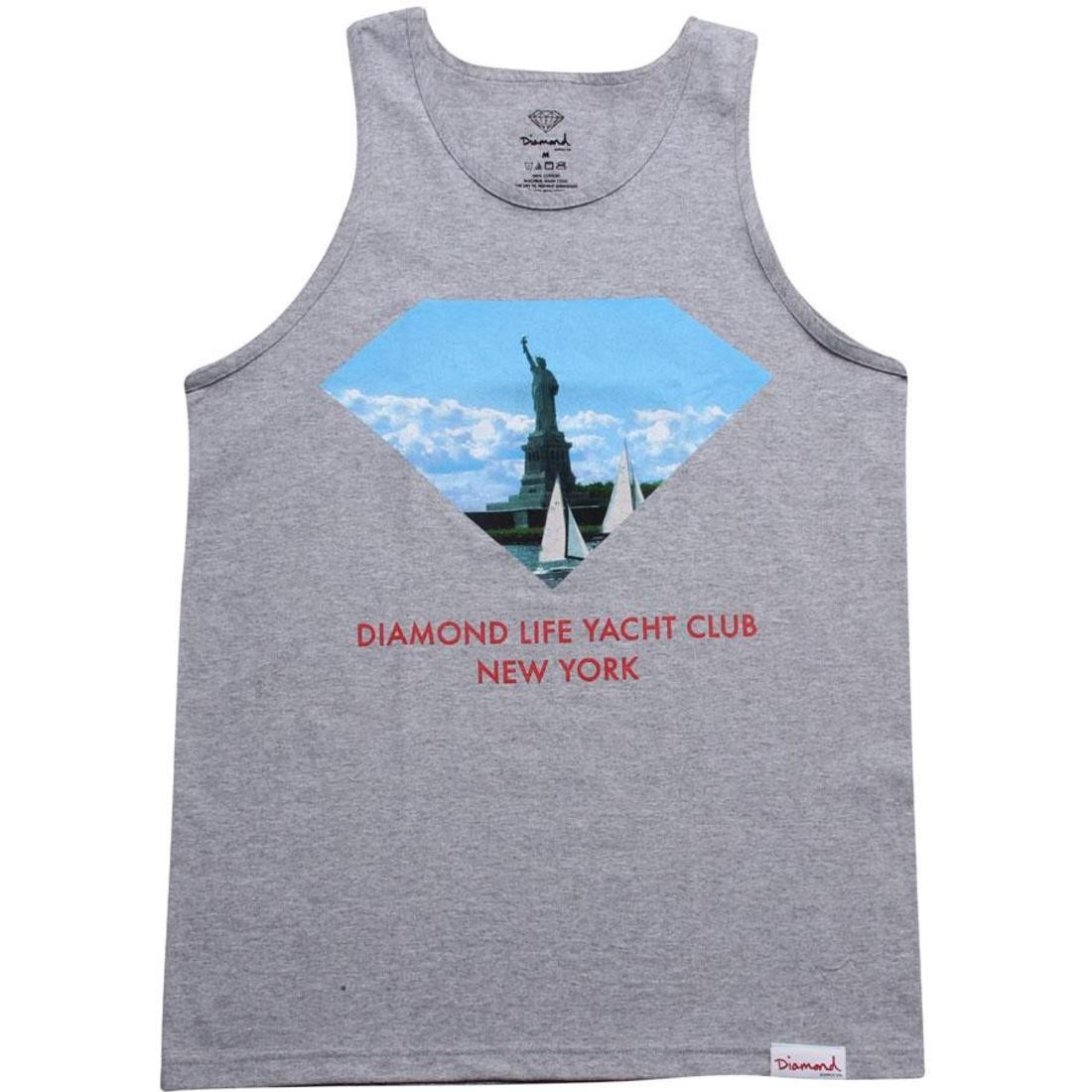 Diamond Supply Co New York Yacht Club Tank Top heather