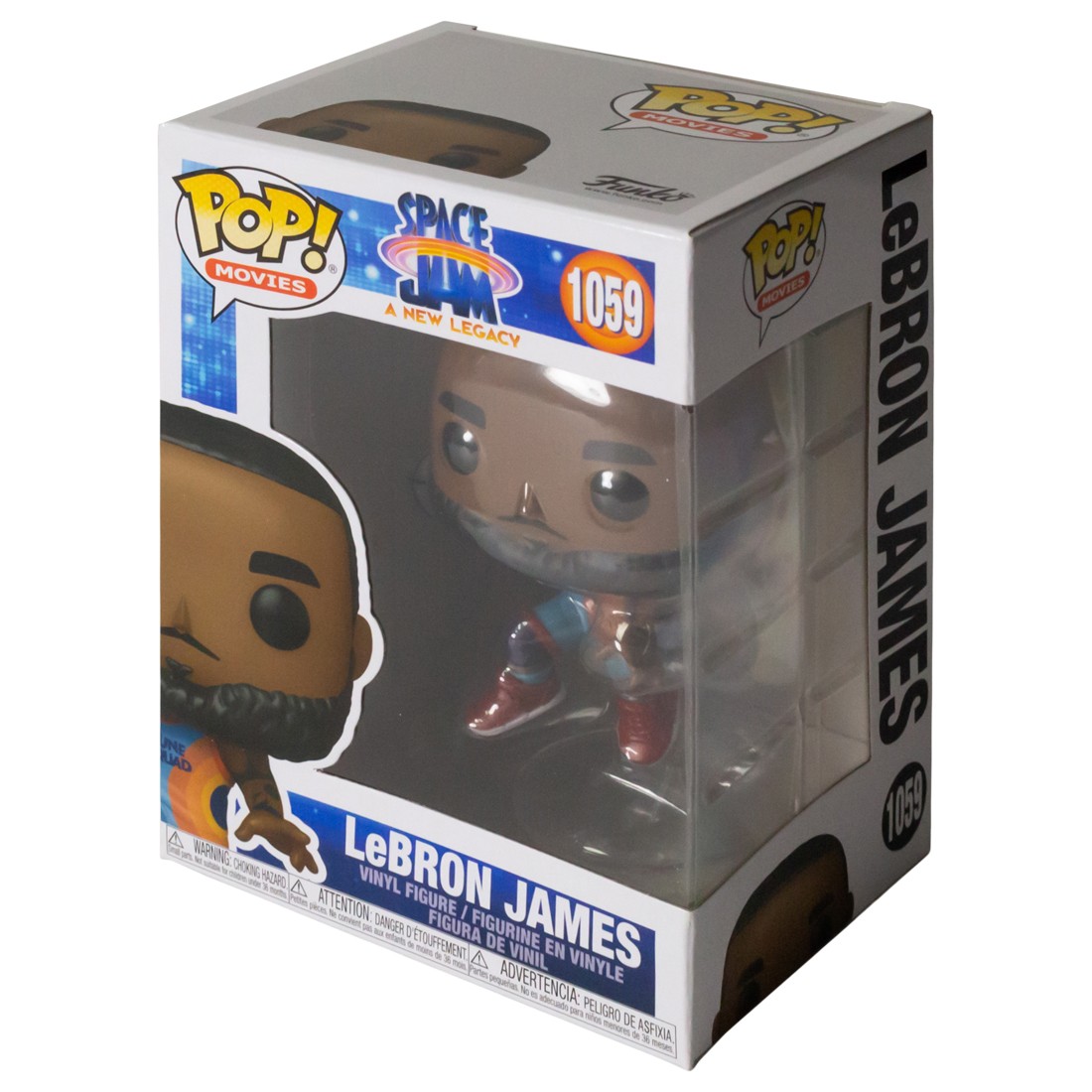 Funko POP Movies Space Jam A New Legacy - LeBron James Jumping brown