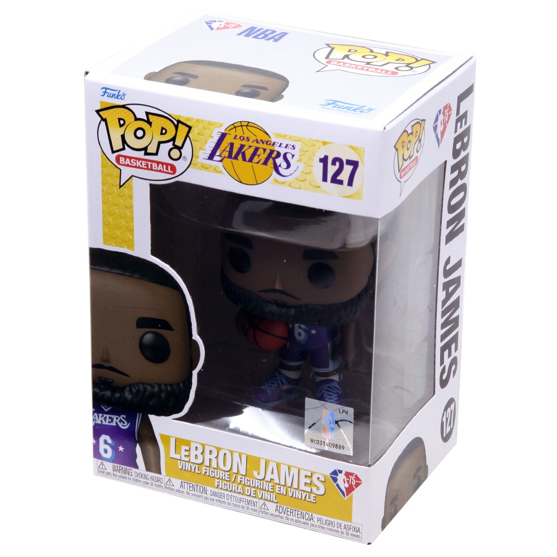 NBA Lakers LeBron James (City Edition 2021) Funko Pop! Vinyl Figure