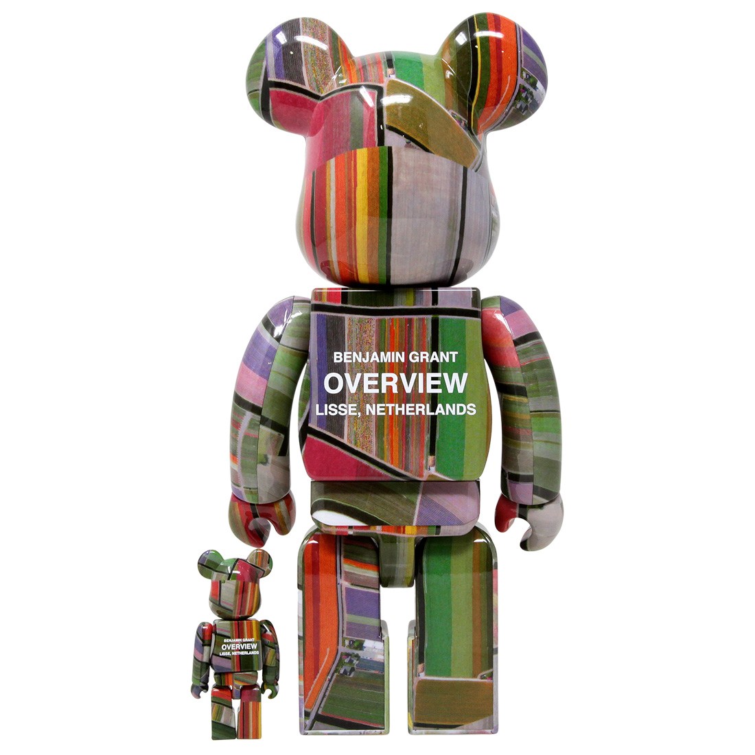 Medicom Benjamin Grant Overview Lisse 100% 400% Bearbrick Figure Set multi