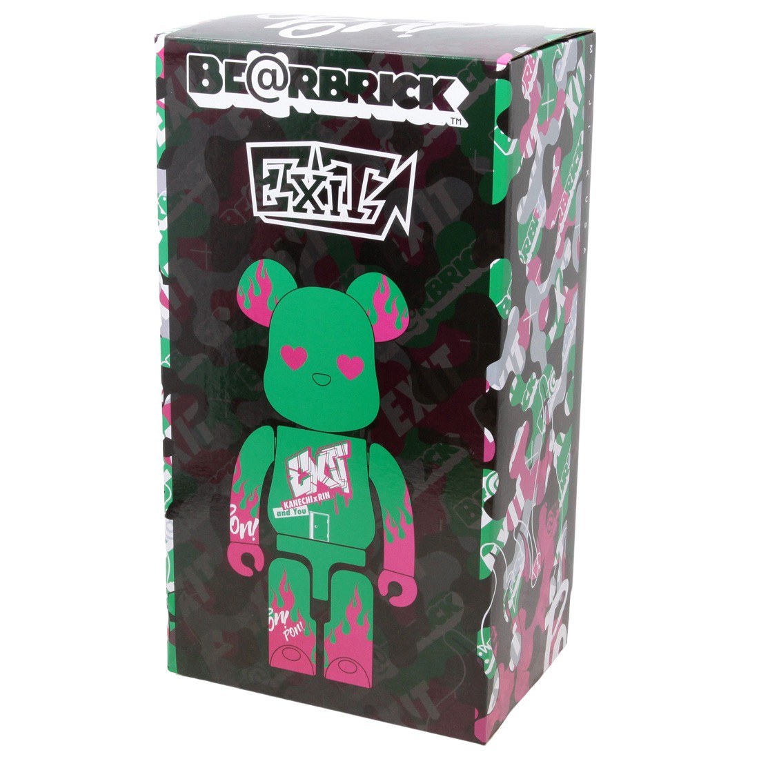 Medicom EXIT 400% Bearbrick Figure (green)