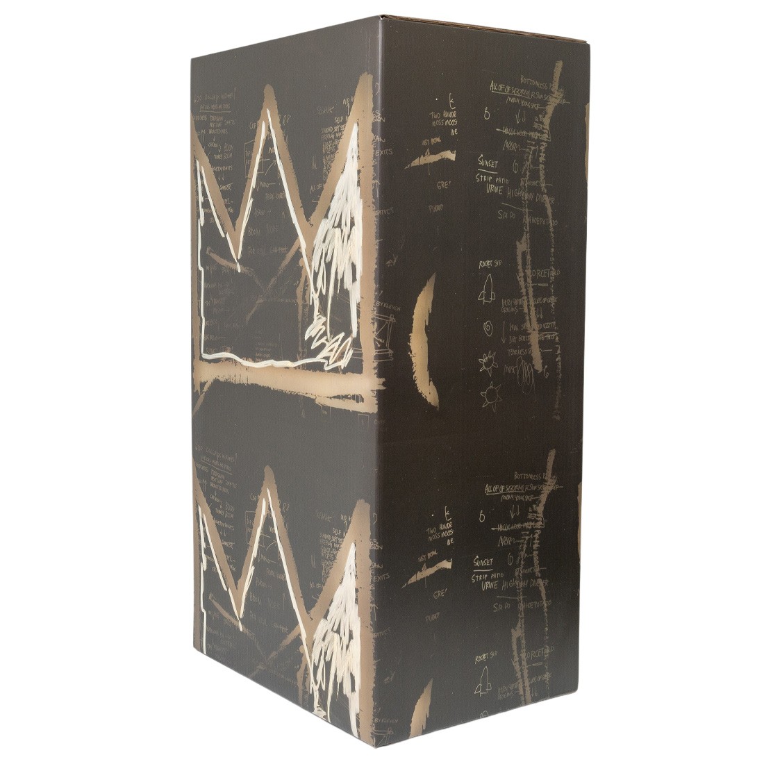 Medicom Jean-Michel Basquiat #8 1000% Bearbrick Figure black
