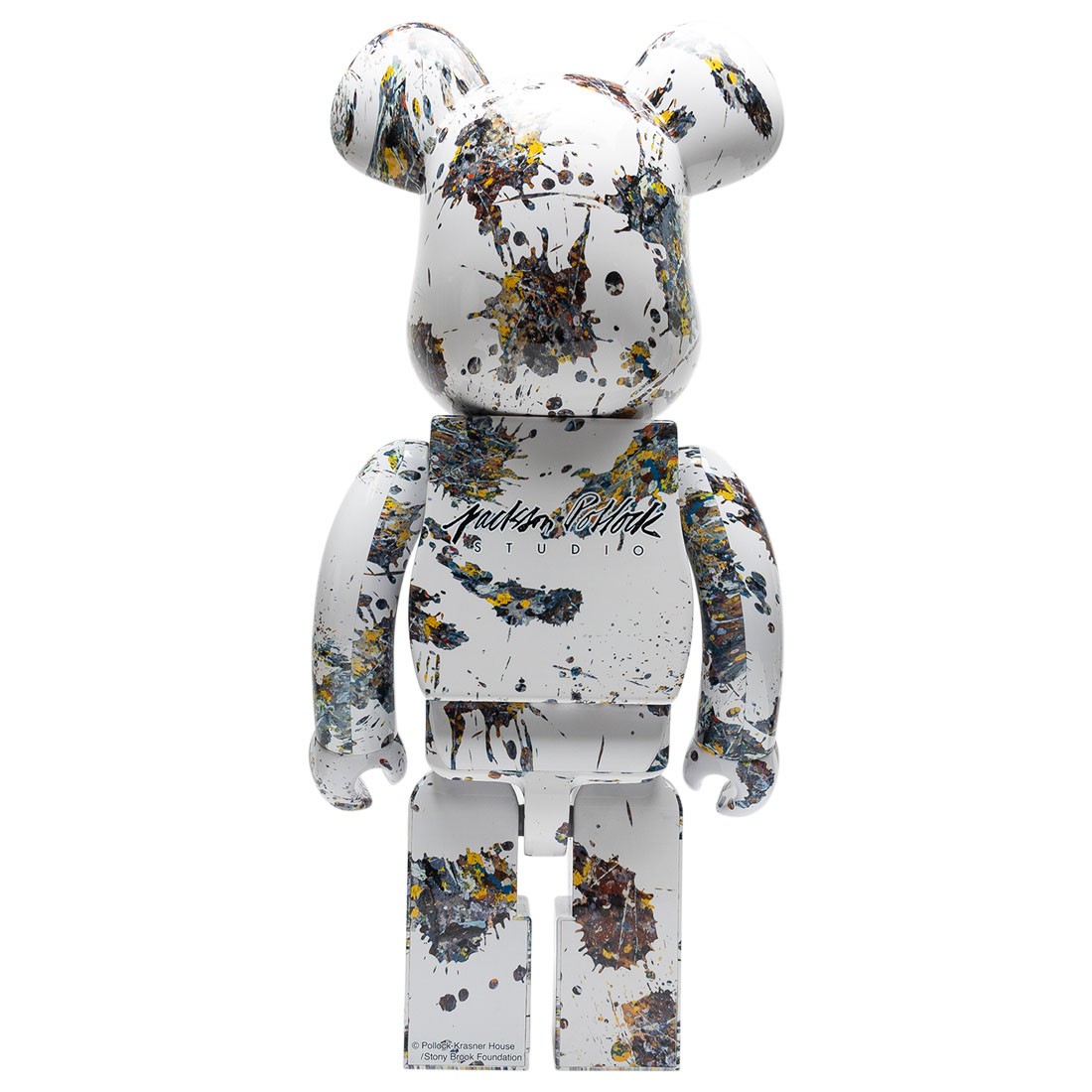 Medicom Jackson Pollock Studio Splash 1000% Bearbrick Figure multi