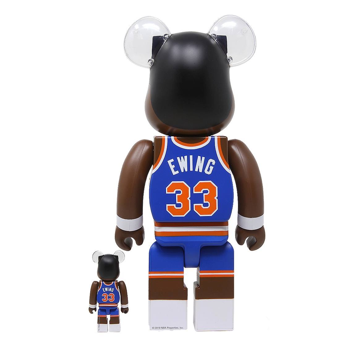 Medicom NBA New York Knicks Patrick Ewing 100% 400% Bearbrick