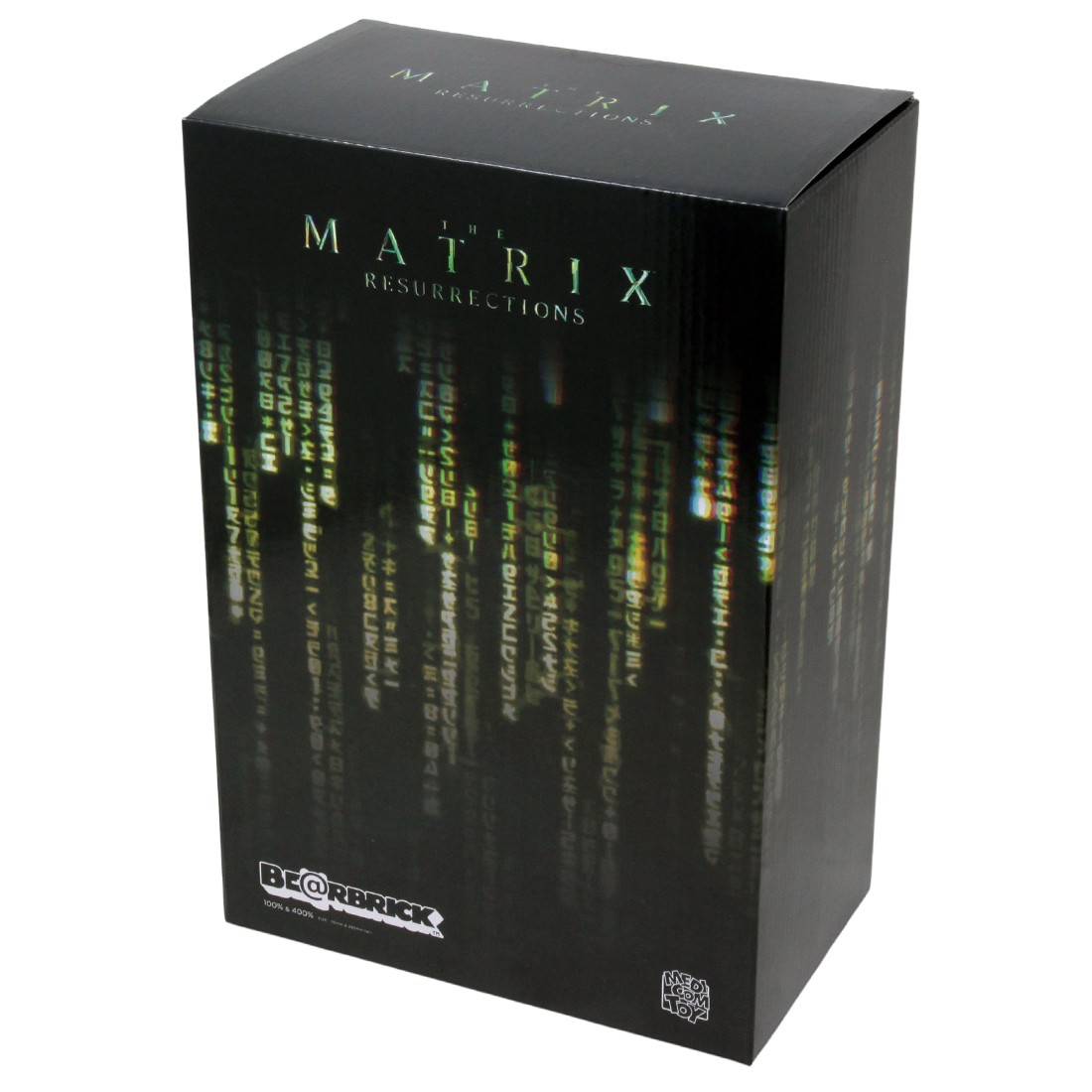 Medicom The Matrix Resurrections 100% 400% Bearbrick Figure Set black