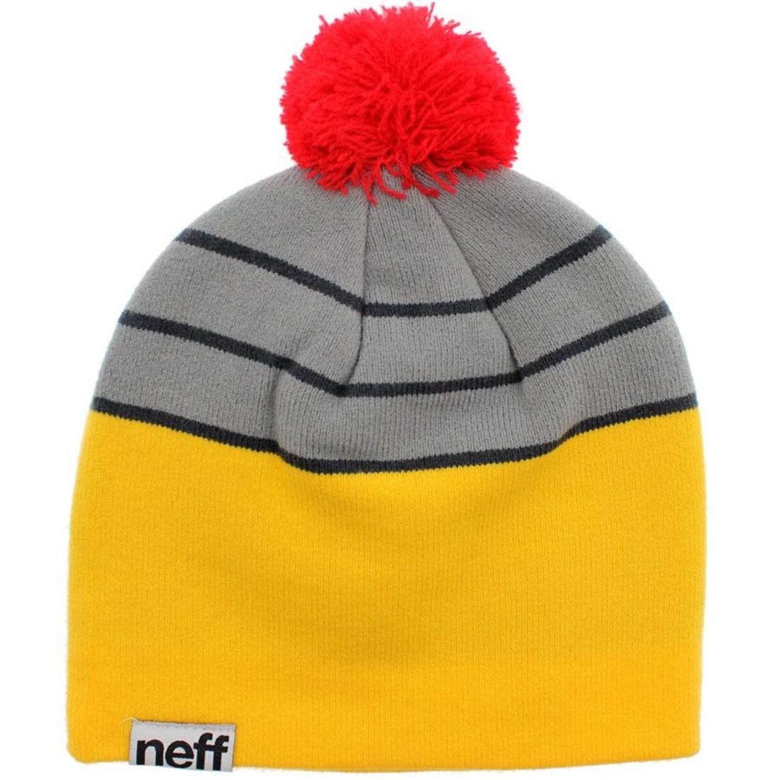 Neff yellow beanie shop