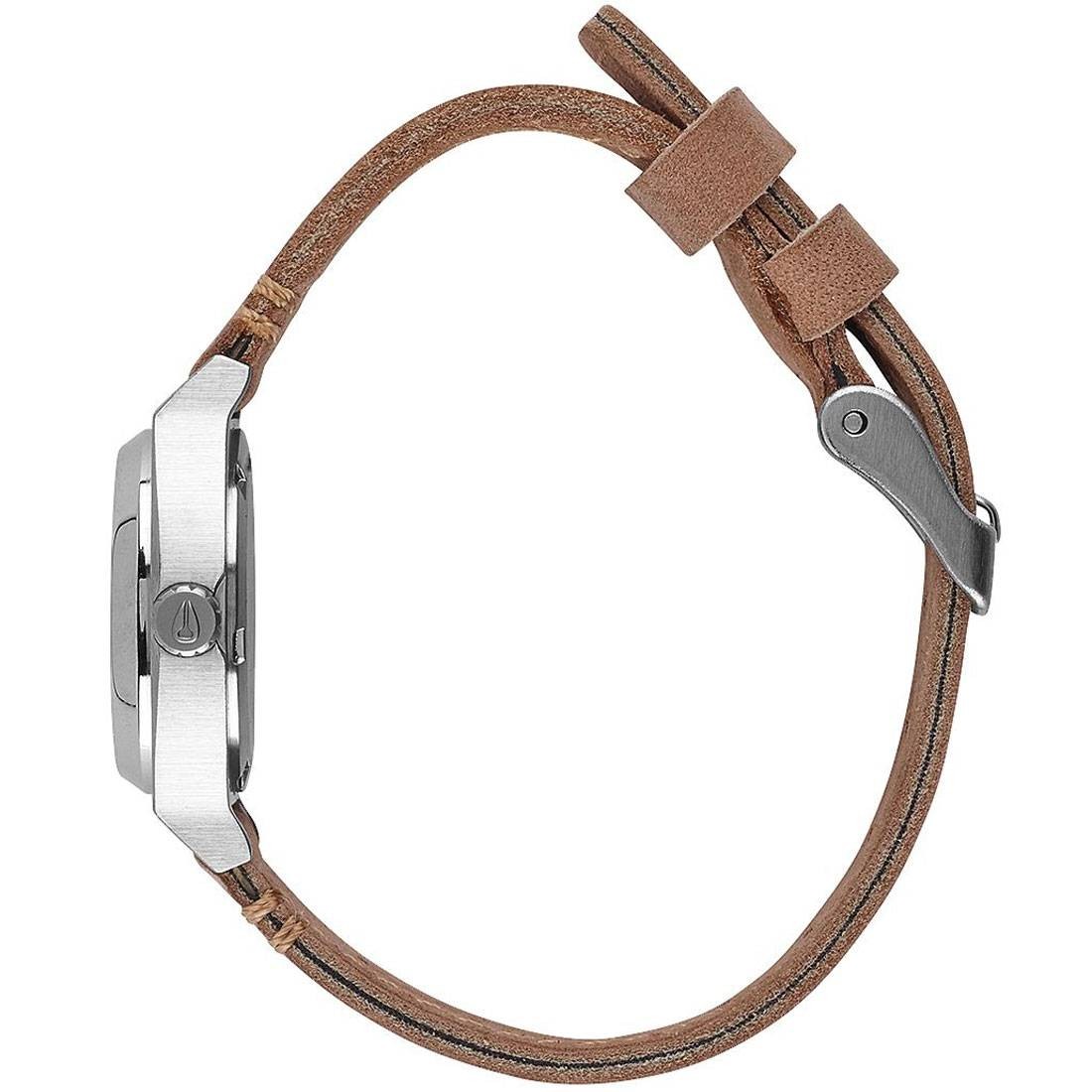 Nixon small cheap time teller leather