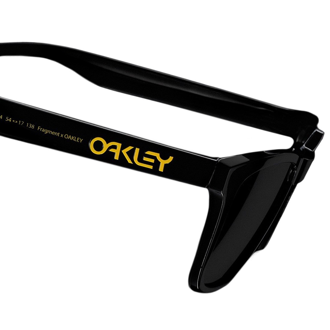 Oakley x Fragment Design Frogskins Sunglasses yellow prizm grey