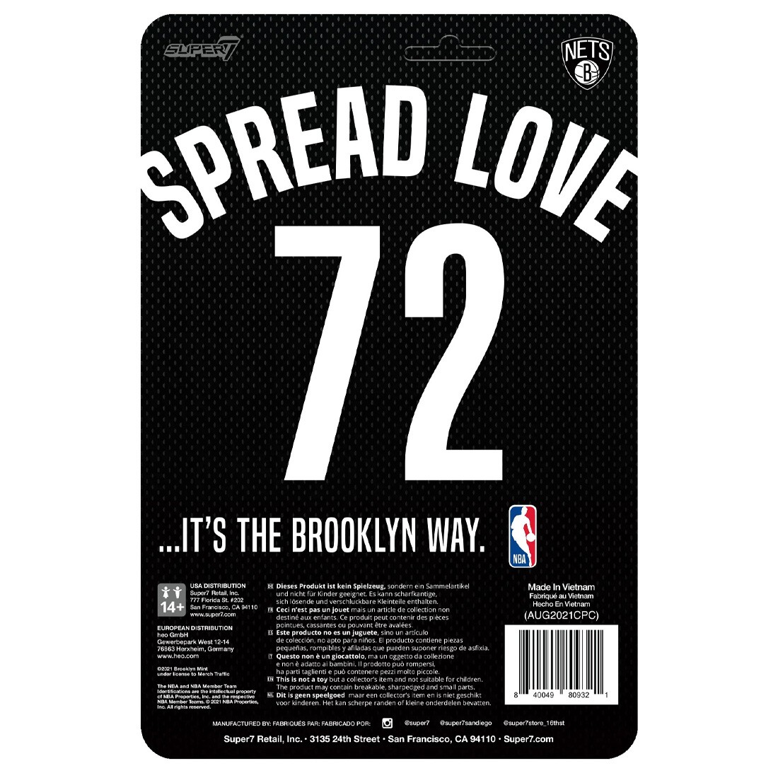 Super7 x Notorious BIG Biggie Brooklyn Jersey Wave 2 Reaction