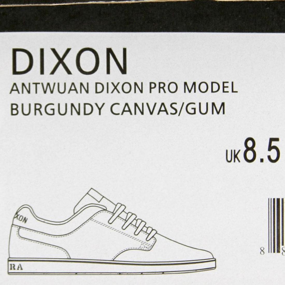 Supra Dixon (burgundy canvas / gum)