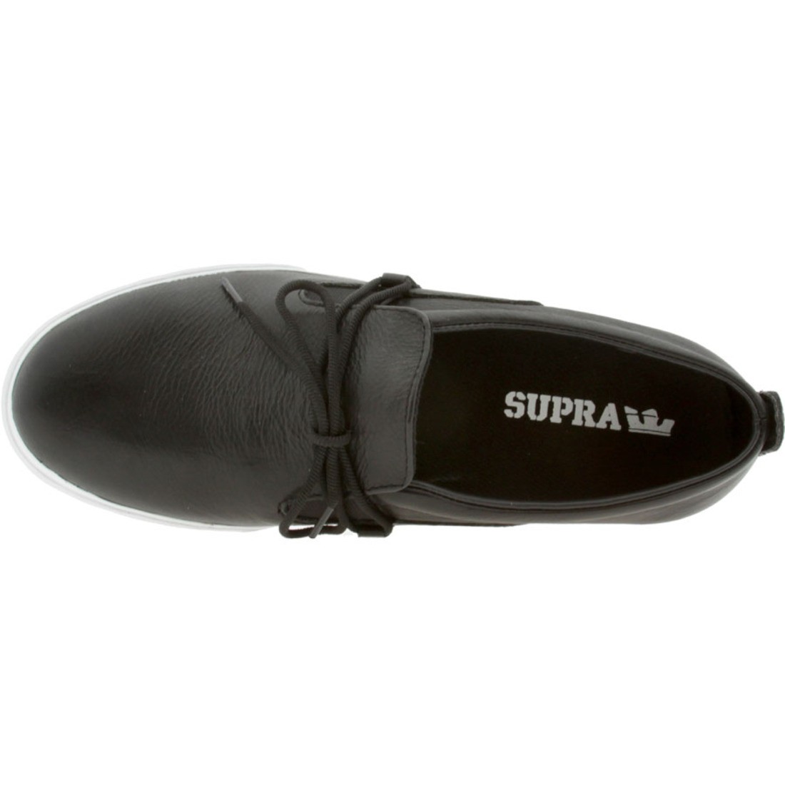 Supra Belay NS black fullgrain tan pigskin