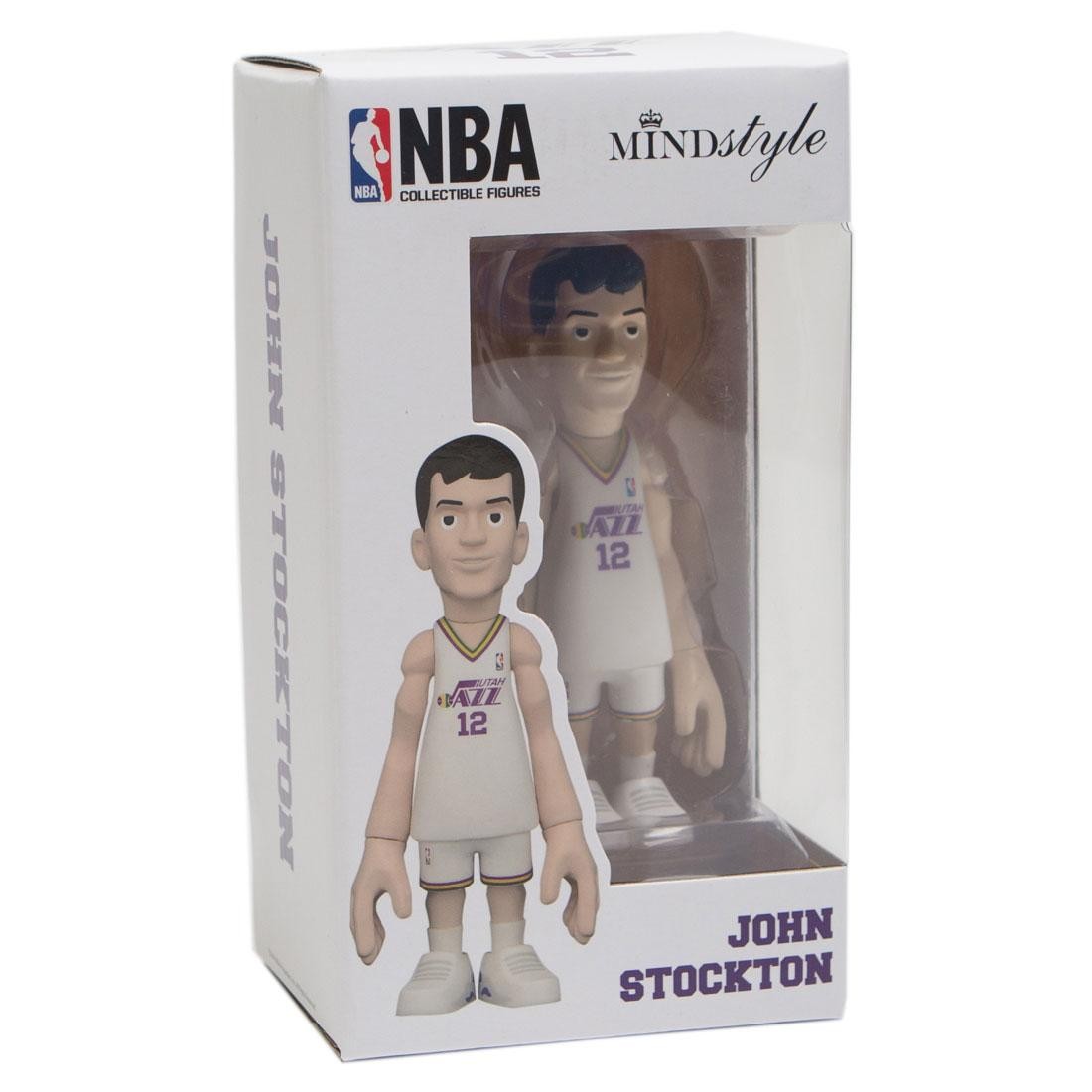 MINDstyle x Coolrain NBA Legends Utah Jazz John Stockton Figure (white)