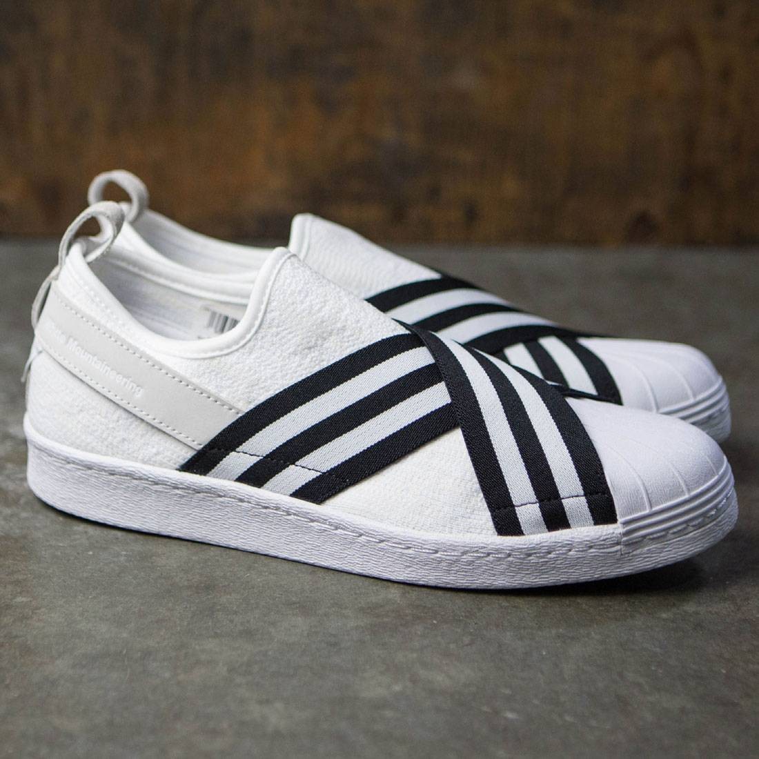 Adidas Men White Mountaineering Superstar Slip-On Primeknit white core black