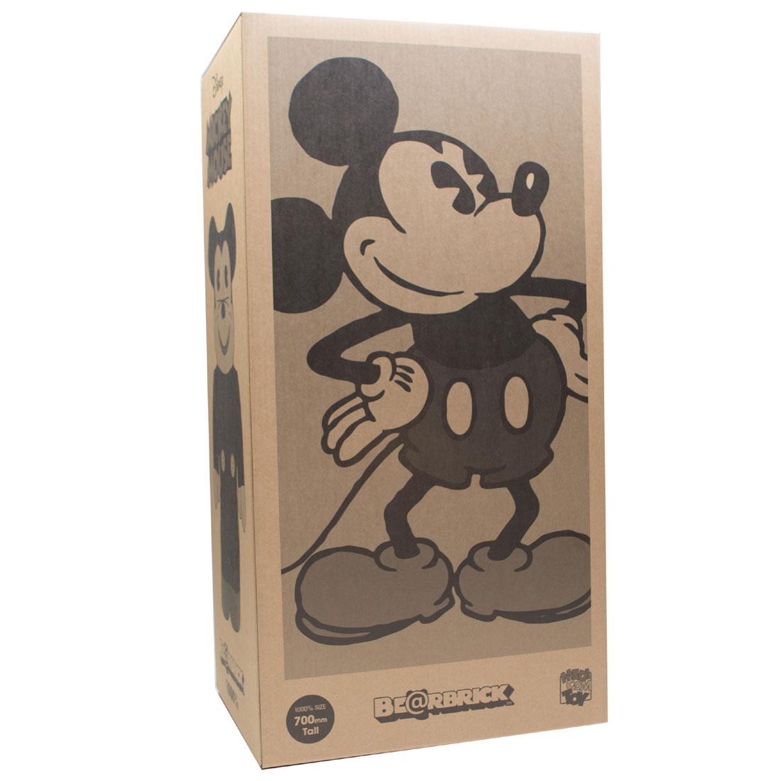 Medicom Disney Mickey Mouse Vintage B&W Ver. 1000% Bearbrick Figure (black  / white)