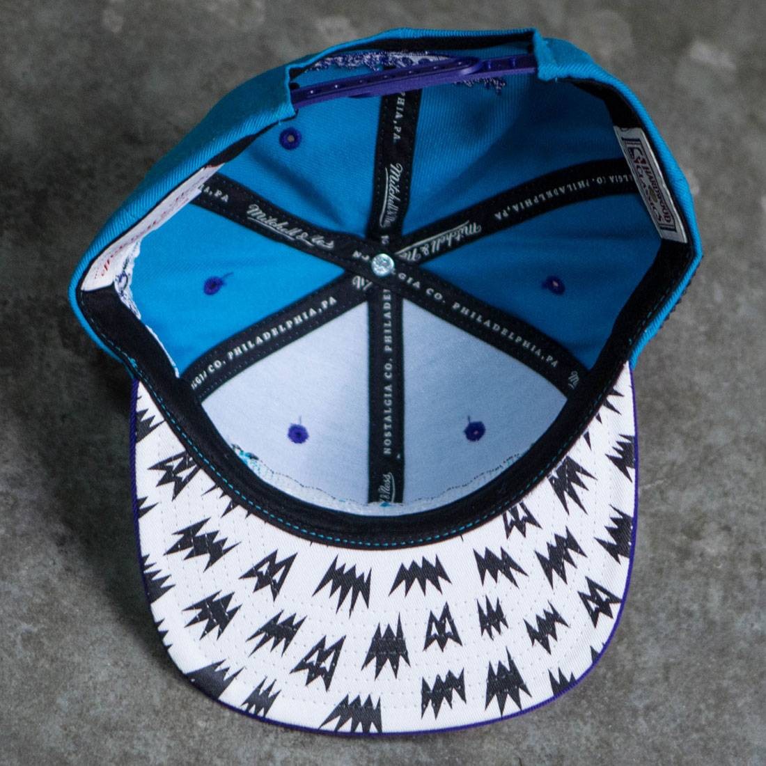Mitchell & Ness Charlotte Hornets All Star Color Snapback Hat Adjustable  Cap HWC - Teal/Purple at  Men’s Clothing store