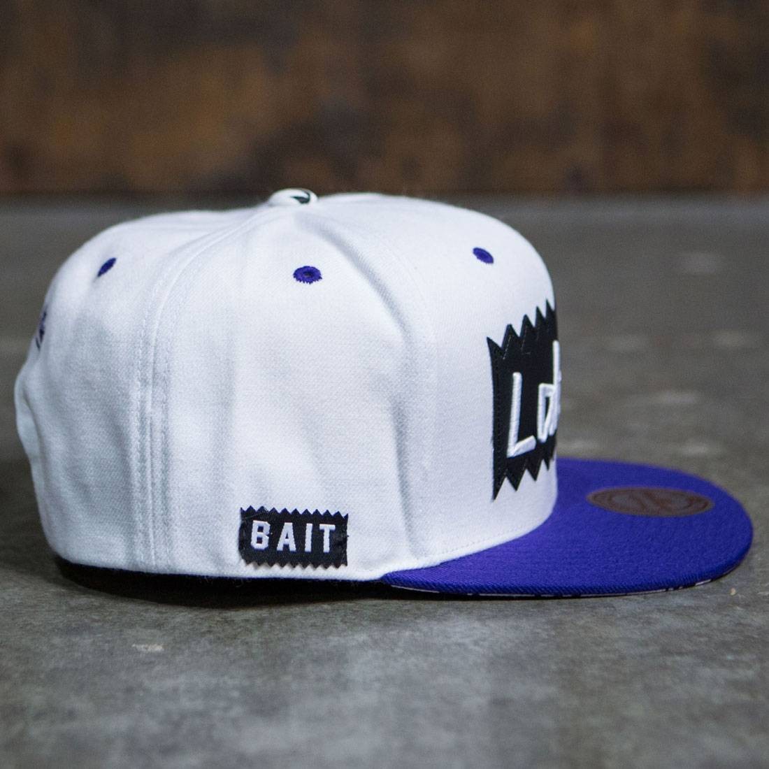 BAIT x NBA x Mitchell And Ness Los Angeles Clippers STA3 Wool Snapback Cap  (red / royal)