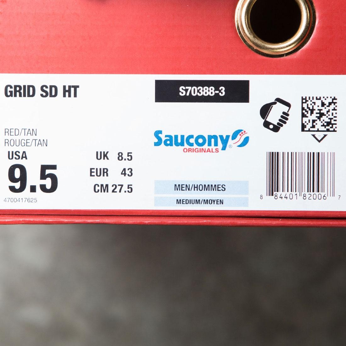Saucony Men Grid SD HT red tan