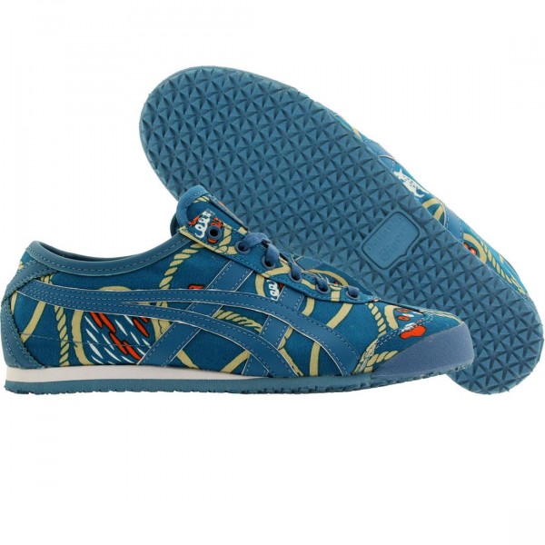 マコモっち Onitsuka Tiger x Makumo Women Mexico 66 - Chigusairo blue