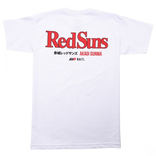 INITIAL D グラフィック Tシャツ 赤 INITIAL D グラフィック Tシャツ 赤