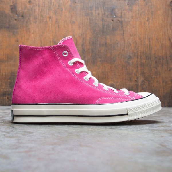 Converse Men Suede Chuck 70 Hi pink prime pink black egret display picture 1