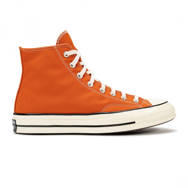 Converse Men Chuck 70 Hi Color Vintage Canvas orange fire pit egret black
