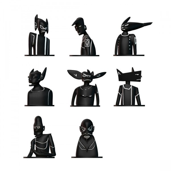 Futura Laboratories 3xverse 3 Inch Collectible Figure - 1 Blind Box (black)