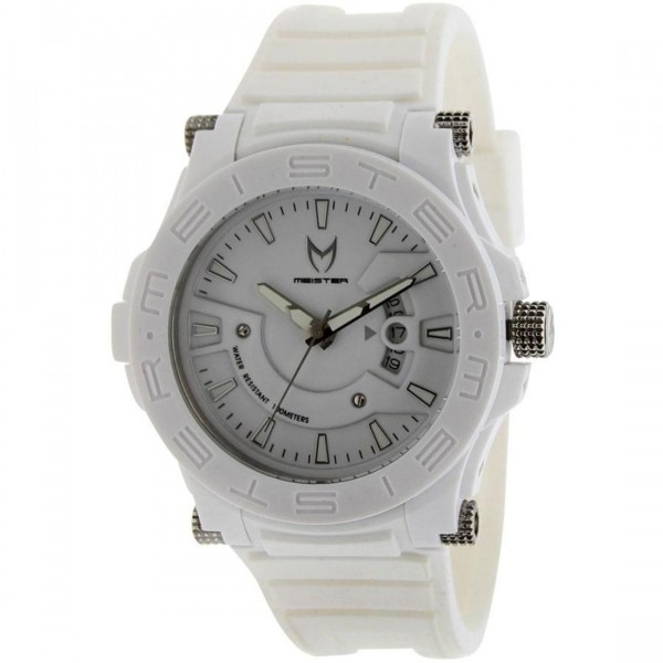 ブランド公式通販サイト (white/ Watch Prodigy Meister white band) rubber 時計