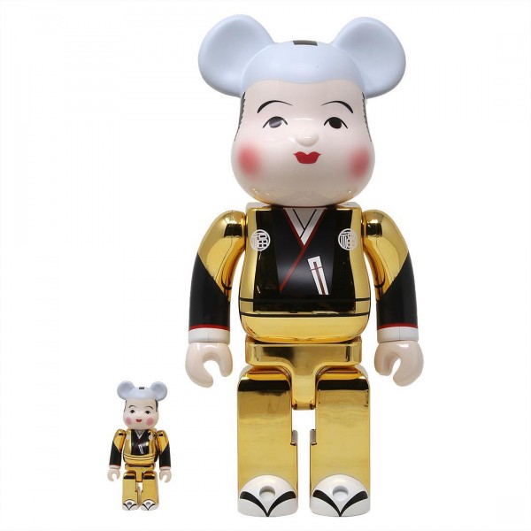 MEDICOM TOY - BE@RBRICK × PUSHEAD  GOLD 100% &amp; 400% Medicom Toy BE@RBRICK 2G 100% & 400% | Hypebeast