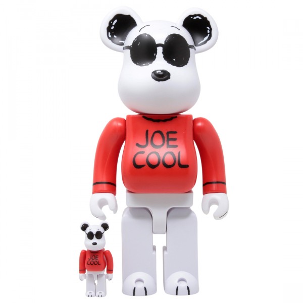Medicom Peanuts Joe Cool Snoopy 100% 400% Bearbrick Figure
