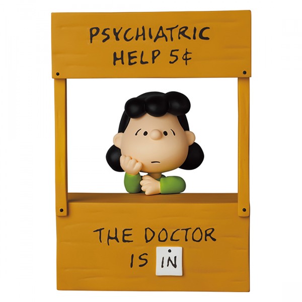 Medicom UDF Peanuts Series 12 Psychiatric Help Lucy Figure brown