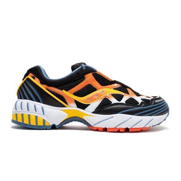 Saucony Men Grid Web black orange yellow
