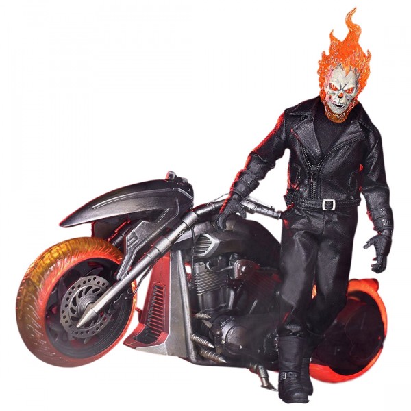 Mezco Toys One-12 Collective Ghost Rider And Hell Cycle Action