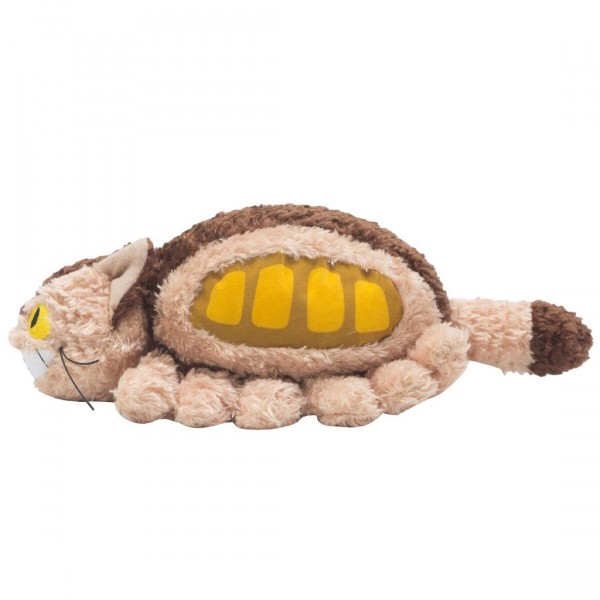 Studio Ghibli Sun Arrow My Neighbor Totoro Fluffy Cat Bus Plush brown