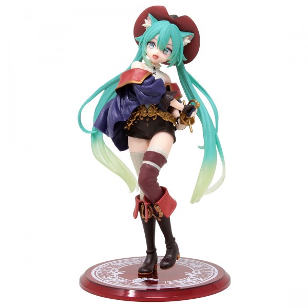 Taito Hatsune Miku Wonderland Puss in Boots Prize Figure green