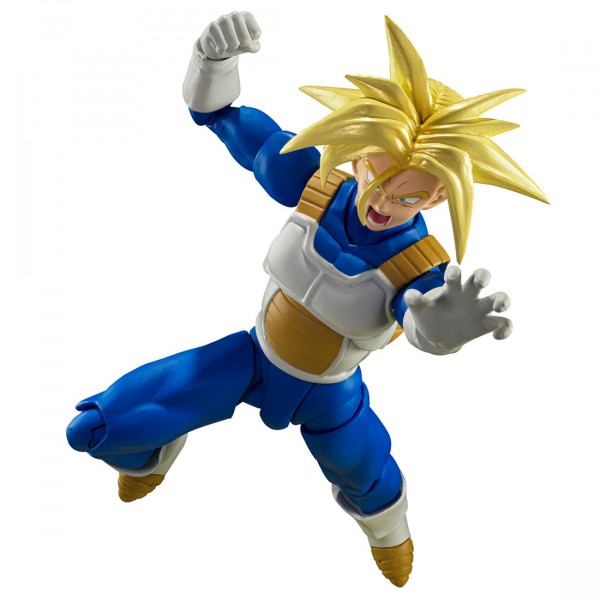Bandai S.H.Figuarts Dragon Ball Z Super Saiyan Trunks Infinite Latent Super  Power Figure (blue)