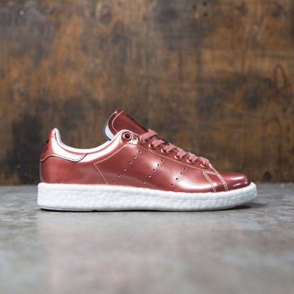 Adidas women's stan smith boost w silver & white new arrivals