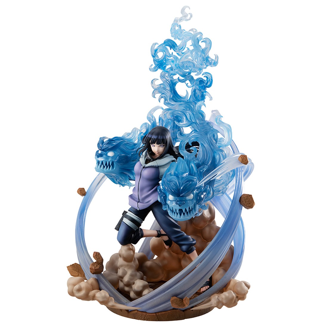 MegaHouse Naruto Shippuden Naruto Gals DX Hinata Hyuga Ver.3 Figure (blue)